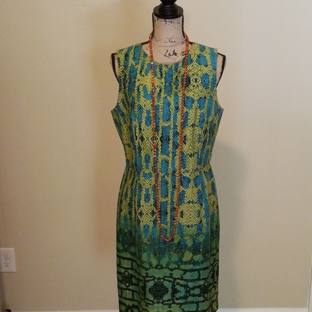 Beautiful snake printed dress